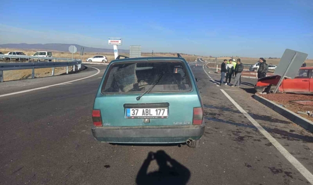 Konya'da otomobiller çarpıştı: 4 yaralı