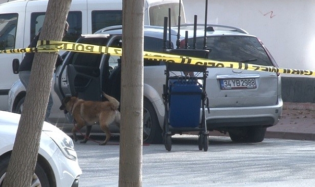 Kovalamacada ateş açılarak durdurulan araç polisi alarma geçirdi