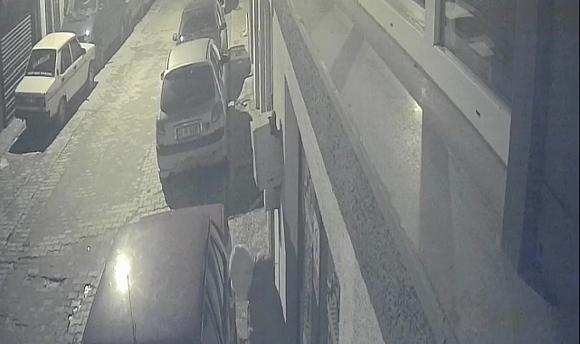 Oto faresi güvenlik kameralarına yakalandı