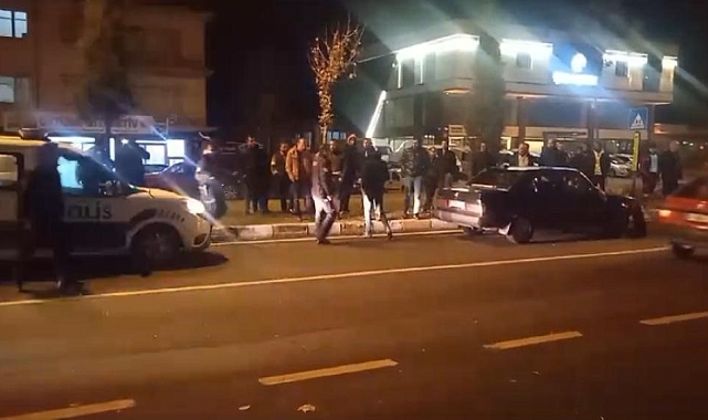 Otomobilin çarptığı kadın metrelerce savruldu