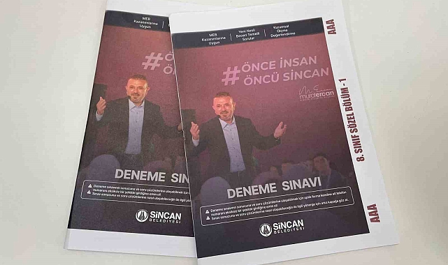 Sincan Belediyesi, ortaokullarda LGS deneme sınavı yaptı