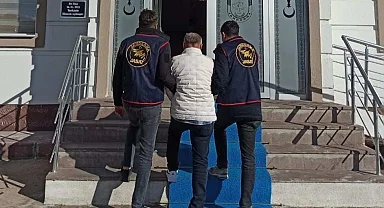 12,5 yıl hapis cezası ile aranan şahıs öandarmaya yakalandı