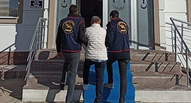 12,5 yıl hapis cezası ile aranan şahıs öandarmaya yakalandı