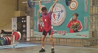 Afyonlu halterci Türkiye 3.'ncüsü