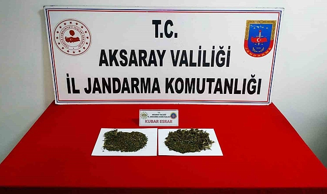 Aksaray'da jandarmadan uyuşturucu operasyonu