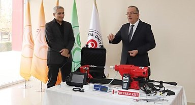 Amasya Üniversitesi'ne binaların dayanıklılığını ölçecek deprem kiti alındı