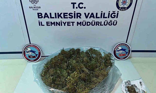 Araç kontrolünde uyuşturucu bulundu