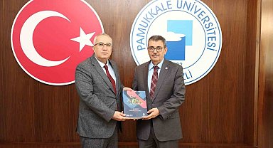 Başkan Arslan, Rektör Kutluhan ile stratejik işbirliği çerçevesinde buluştu