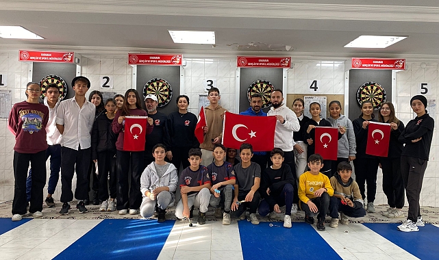 Karaman'da Şehit Oğuzhan Küçük anısına dart turnuvası düzenlendi