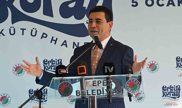 Kepez'de yılın ilk açılışı: Erkin Koray Kütüphanesi