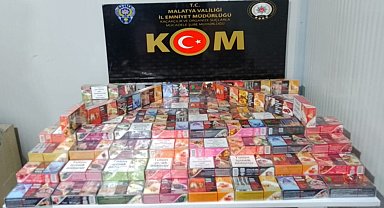 Malatya'da kaçak 30 kilo tütün ele geçirildi