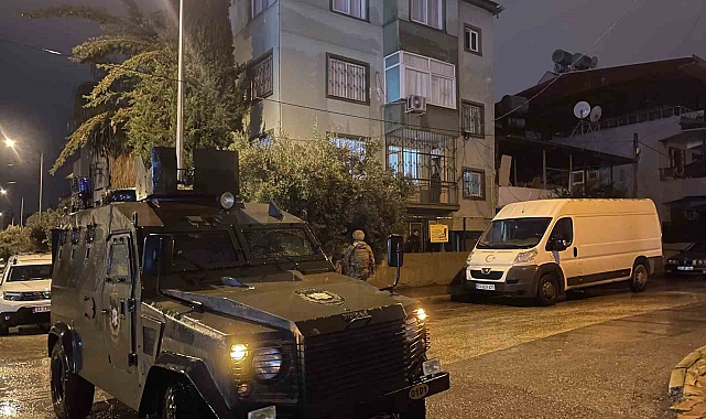 Mersin'de 430 polisle 54 torbacıya şafak operasyonu
