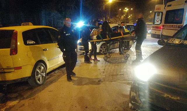 Otomobil ile motosiklet kafa kafaya çarpıştı: 1 yaralı