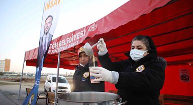 Sabah çorbası Yüreğir Belediyesi'nden