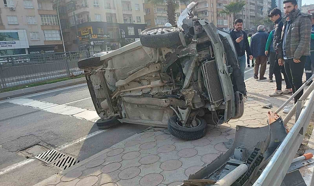 Şanlıurfa'da otomobil devrildi: 1 kişi yaralı
