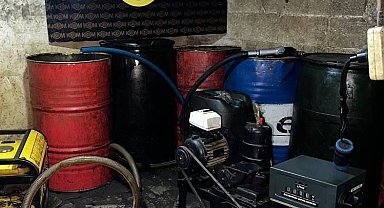 Viranşehir'de 2 bin 714 litre kaçak akaryakıt ele geçirildi