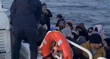 Yunan unsurlarınca ölüme terk edilen 34 kaçak göçmen kurtarıldı