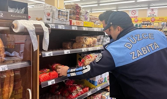 Zabıtadan market ve fırınlara denetim