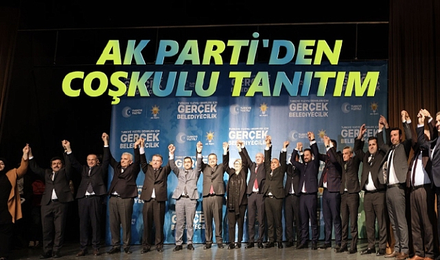 AK Partiden Coşkulu Tanıtım toplantısı