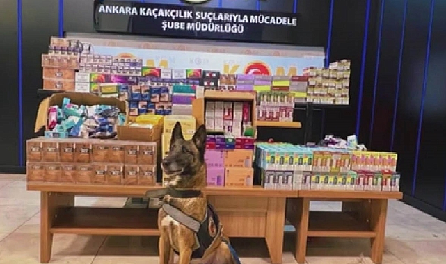 Başkentte çok sayıda kaçak sigara ve malzemesi ele geçirildi