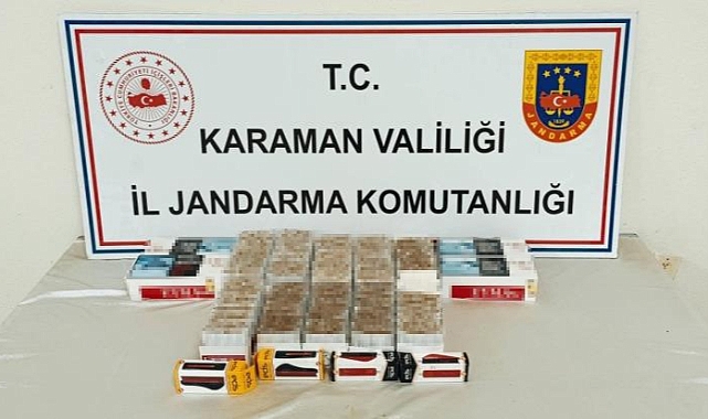 Jandarmadan kaçak tütün ve silah operasyonu