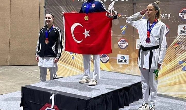 KAEÜ öğrencisi Amerika'da'dan altın madalya ile döndü