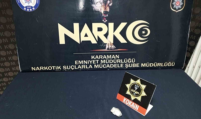 Karaman'da Polisin Kokain Operasyonu: Şüpheli Tutuklandı