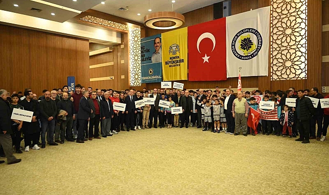Konya Büyükşehir amatör spor kulüplerine 7.5 milyon liralık malzeme desteğinde bulundu