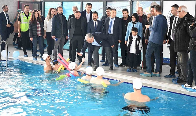 Özel bireylere Engelsiz Yaşam Merkezi Havuz Kompleksi kazandırıldı