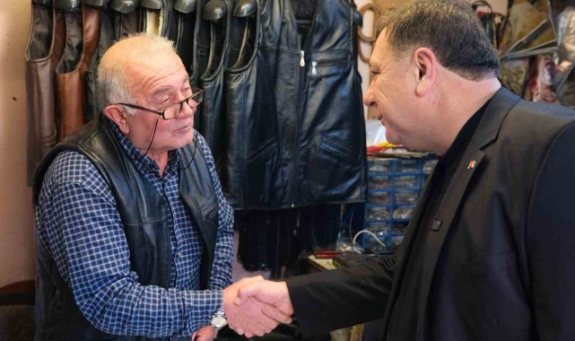 Özkan Alp Hamamyolu ve Asarcıklı esnafını ziyaret etti