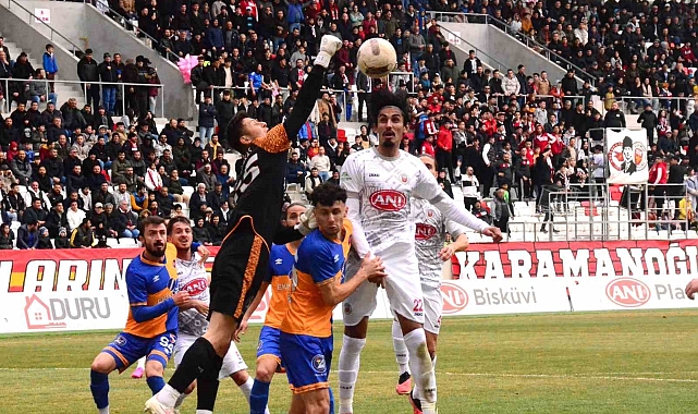 TFF 2. Lig: Karaman FK: 2 - İskenderunspor: 2