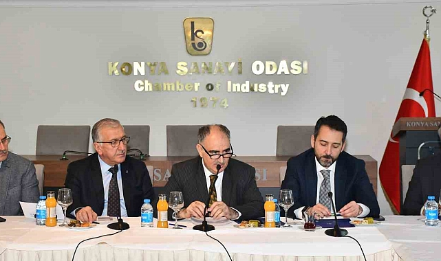 Vali Özkan, Konya Sanayi Odası'nda sanayicilerin taleplerini dinledi