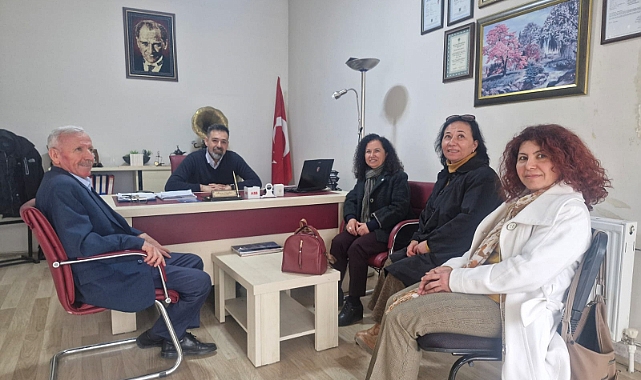 İYİ Parti Karaman Belediye Başkan Adayı Nihal Tümene Hayvan hakları koruma derneği başkanı Barış Çağlar ziyareti