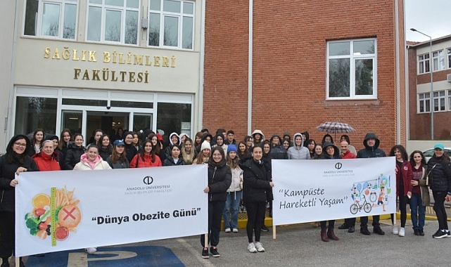 Kampüste "Obezite Farkındalık Yürüyüşü" gerçekleştirildi