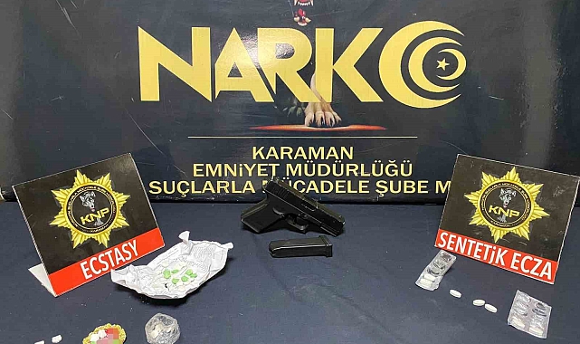 Karaman'da 2 kişi uyuşturucudan tutuklandı