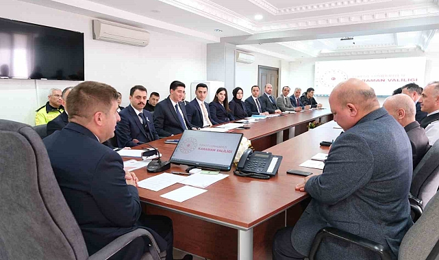 Karaman'da seçim güvenliği toplantısı