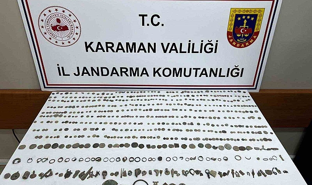 Karaman'da tarihi eser operasyonu
