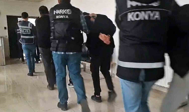 Konya'da binlerce uyuşturucu hap yakalandı