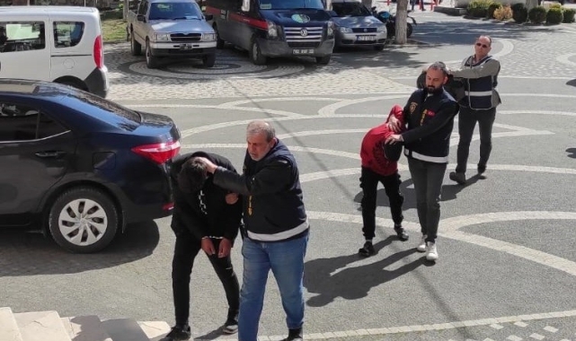 Konya'da il dışından gelen 3 motosiklet hırsızı tutuklandı