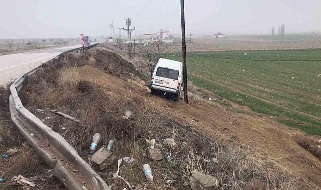 Konya'da trafik kazası: 1 yaralı