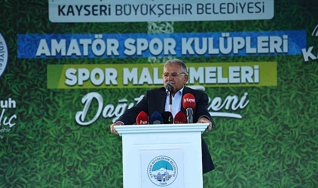 Sporcunun dostu başkandan amatör spor kulüplerine destek sürüyor
