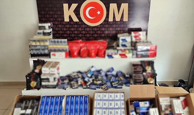 1 milyon 850 lira gümrük kaçacağı ürün ele geçirildi: 8 gözaltı