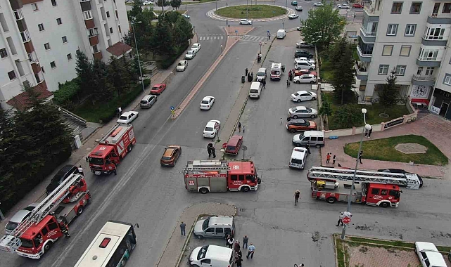 Balkonda çıkan yangın korkuttu
