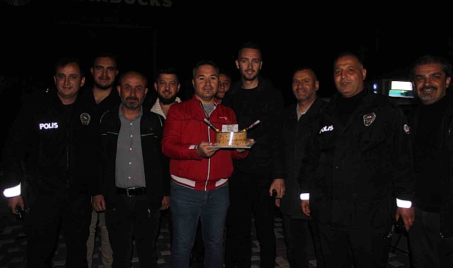 Kayseri'de vatandaştan polise jest