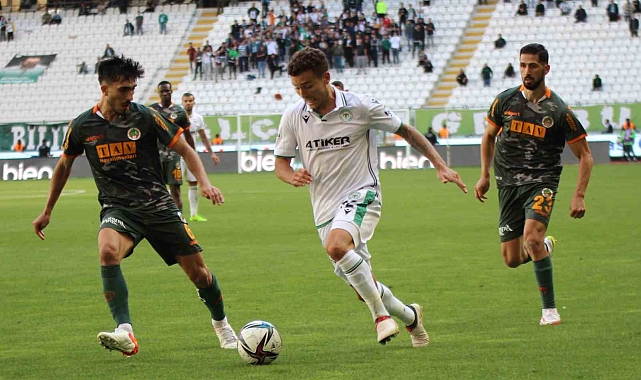 Konyaspor ile Alanyaspor 16. randevuda