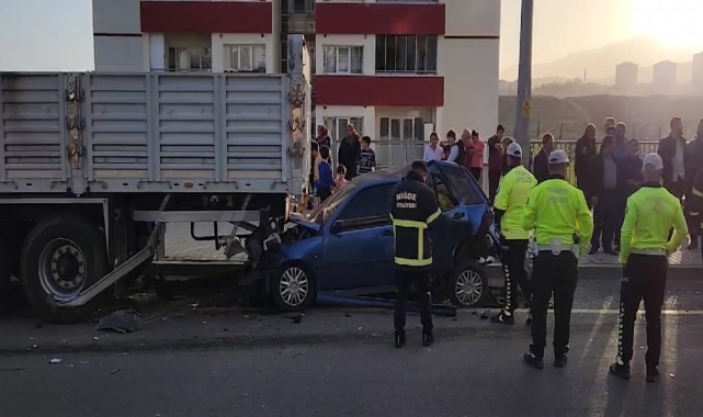 Niğde'de 3 aracın karıştığı kaza ucuz atlatıldı