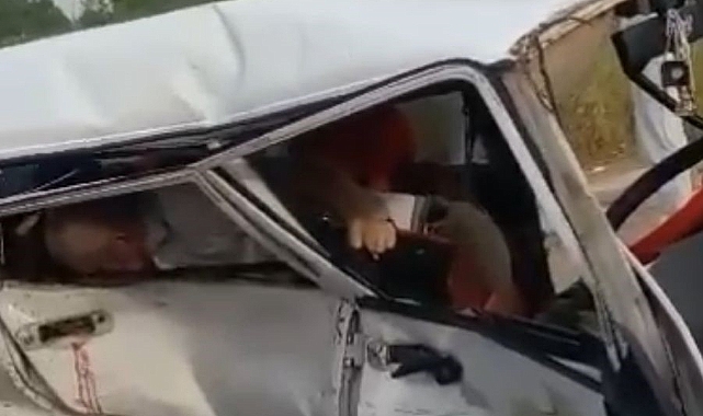 Tofaş otomobil hurdaya 1 Ağır Yaralı