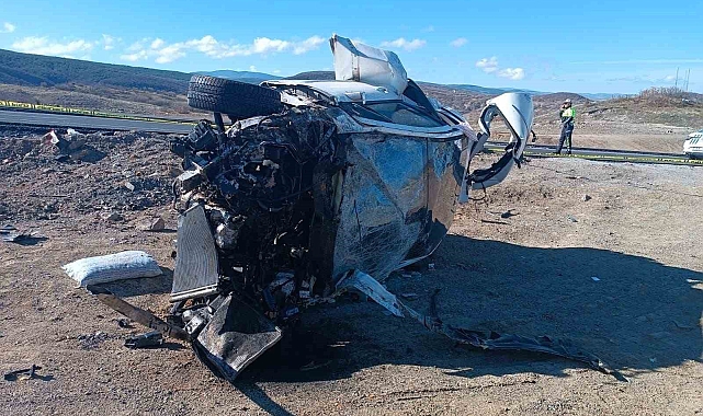 Yozgat'ta feci kaza : 1 ölü, 2 yaralı