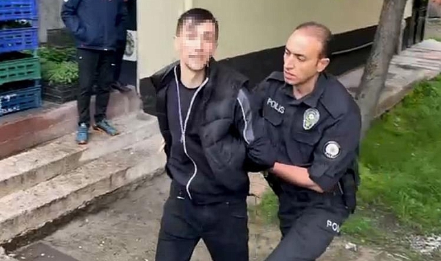 Aksaray'da film sahnelerini aratmayan şüpheli-polis kovalamacası