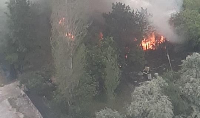 Ankara'da gecekonduda yangın: 1 ölü